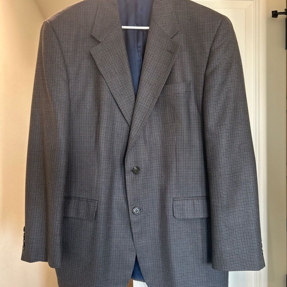 Lauren Ralph Lauren Gray Sport Coat Classic Fit Wool/Silk Blend, Size 42R